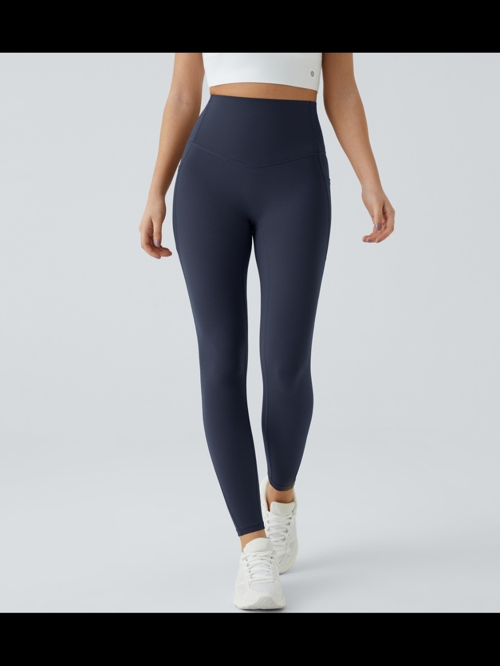HALARA Blue Athletic Leggings Small 7/8 High Waisted - Tummy Control (B4)#34